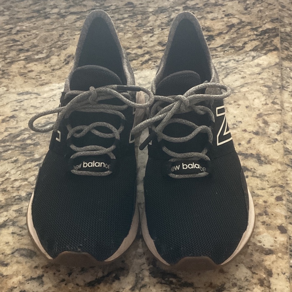 New Balance Black and Gray Kids Sneakers